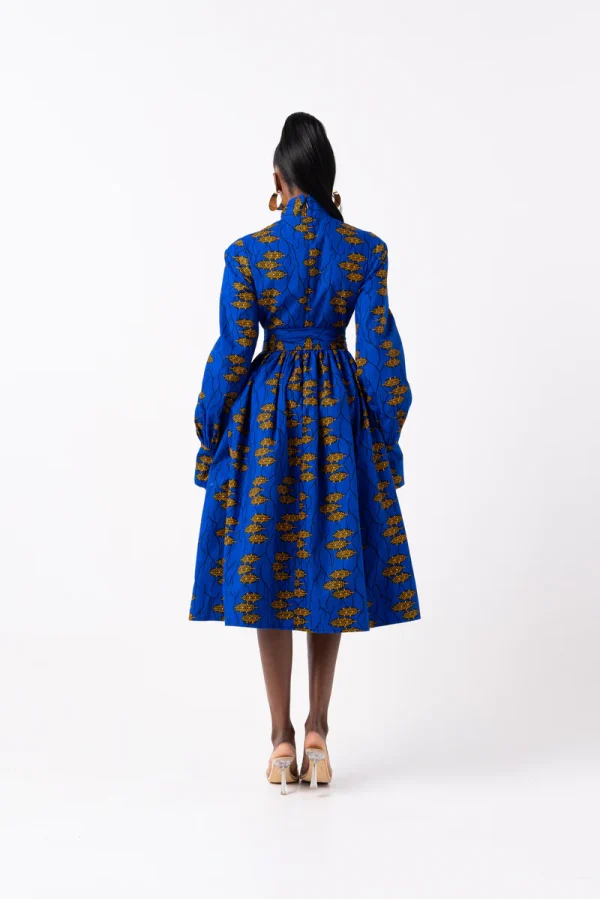 African Print Midi Dress for Women | Stunning African Formal Wear for Special Occasions - Image 2